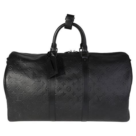 louis vuitton keepall 50 - black epi noir leather|Louis Vuitton Keepall monogram.